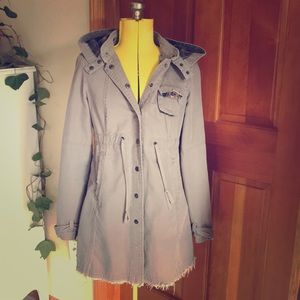 Free People fitted canvas jacket